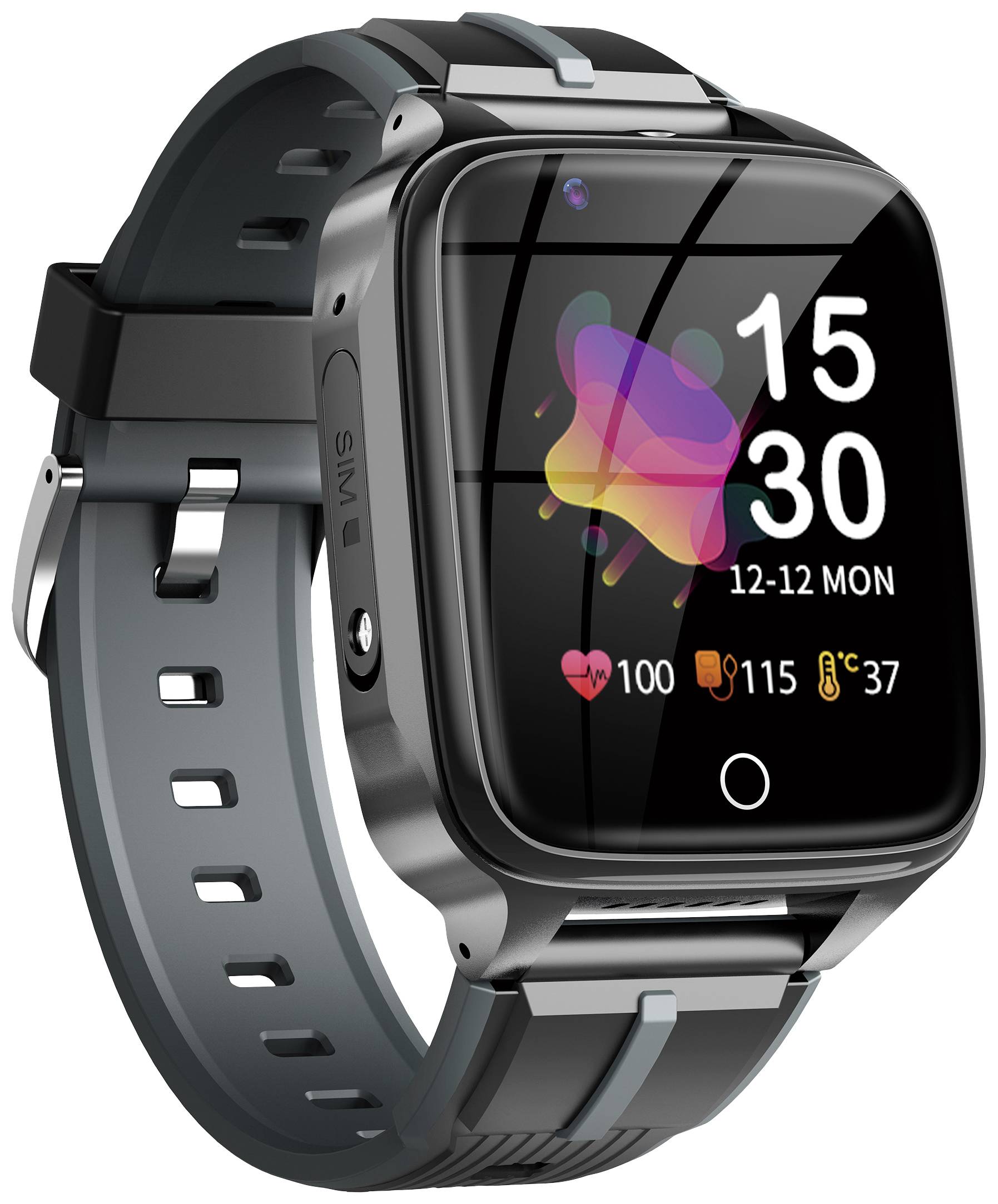 JayTech Y27 Smartwatch 43 mm Schwarz