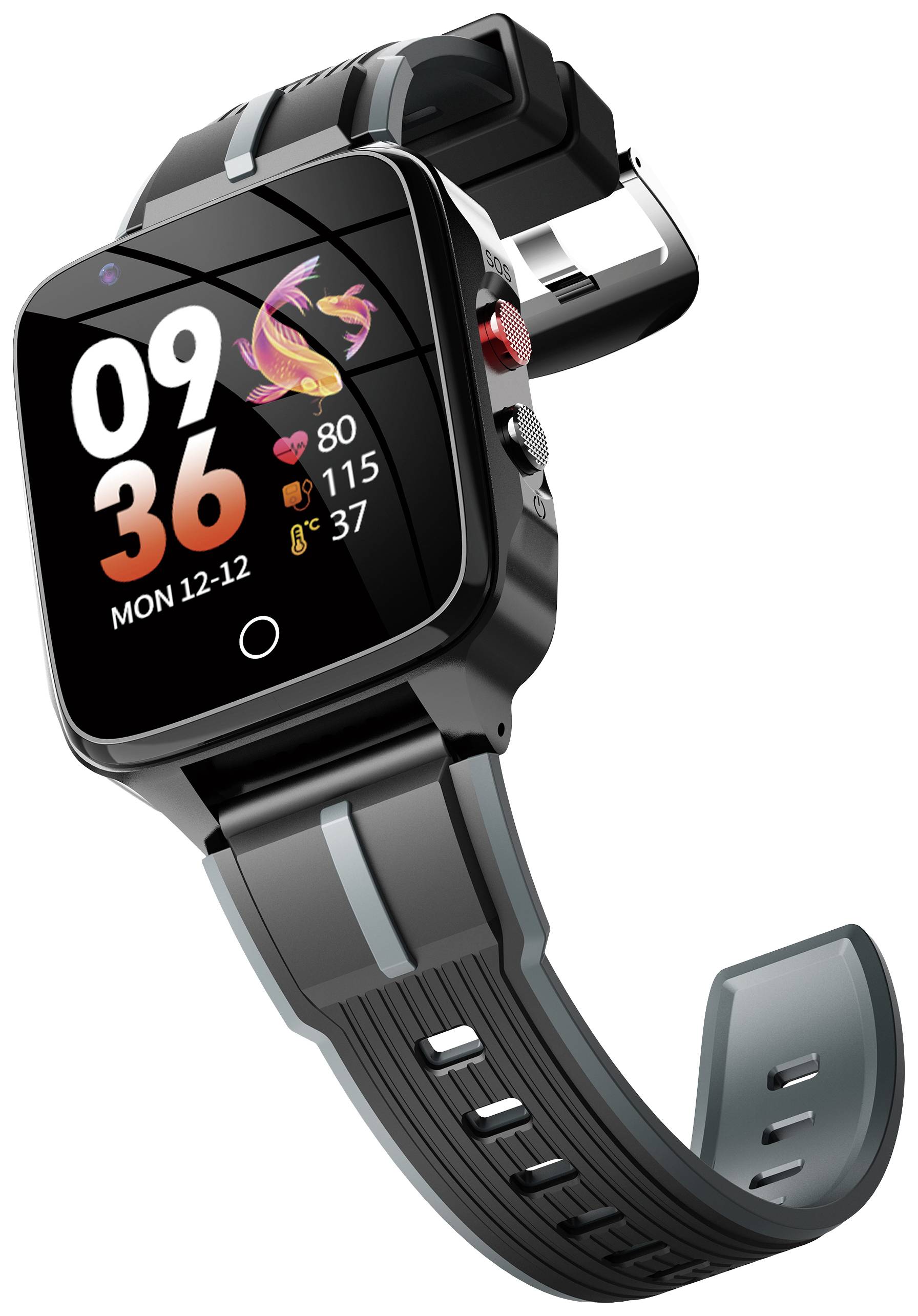 JayTech Y27 Smartwatch 43 mm Schwarz