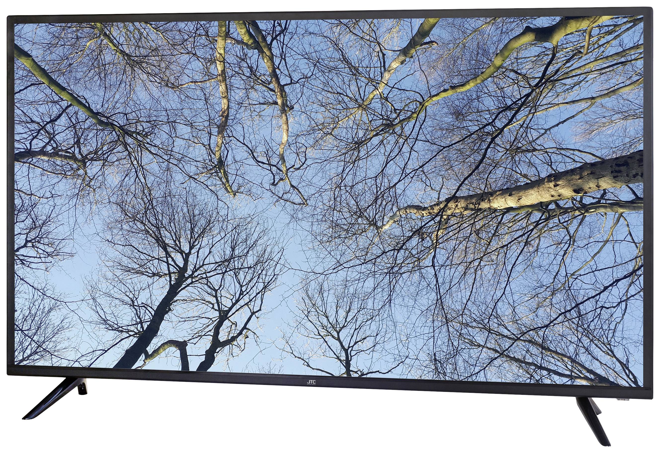 JTC S43U4361J LED-TV 108 cm 43 Zoll EEK G (A - G) DVB-T2, DVB-C, DVB-S, UHD, Smart TV, WLAN, CI+ Schwarz