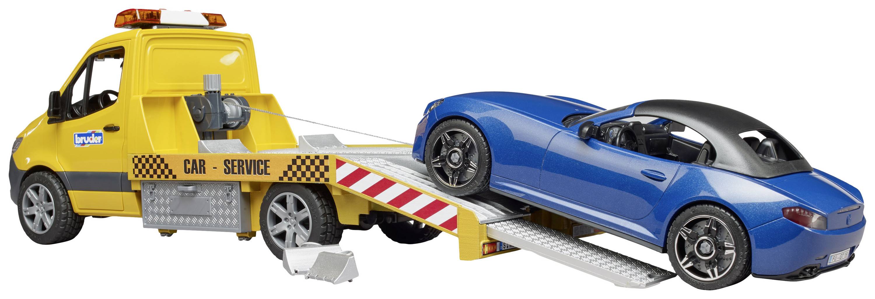 bruder Mercedes Benz Sprinter Autotransporter L+S, Roadster Fertigmodell Nutzfahrzeug Modell
