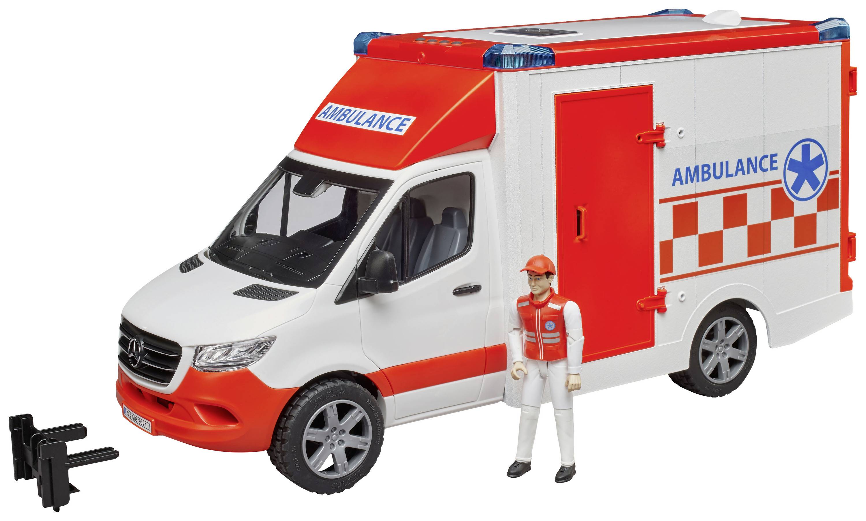 Bruder MB Sprinter Ambulanz mit Fahrer
