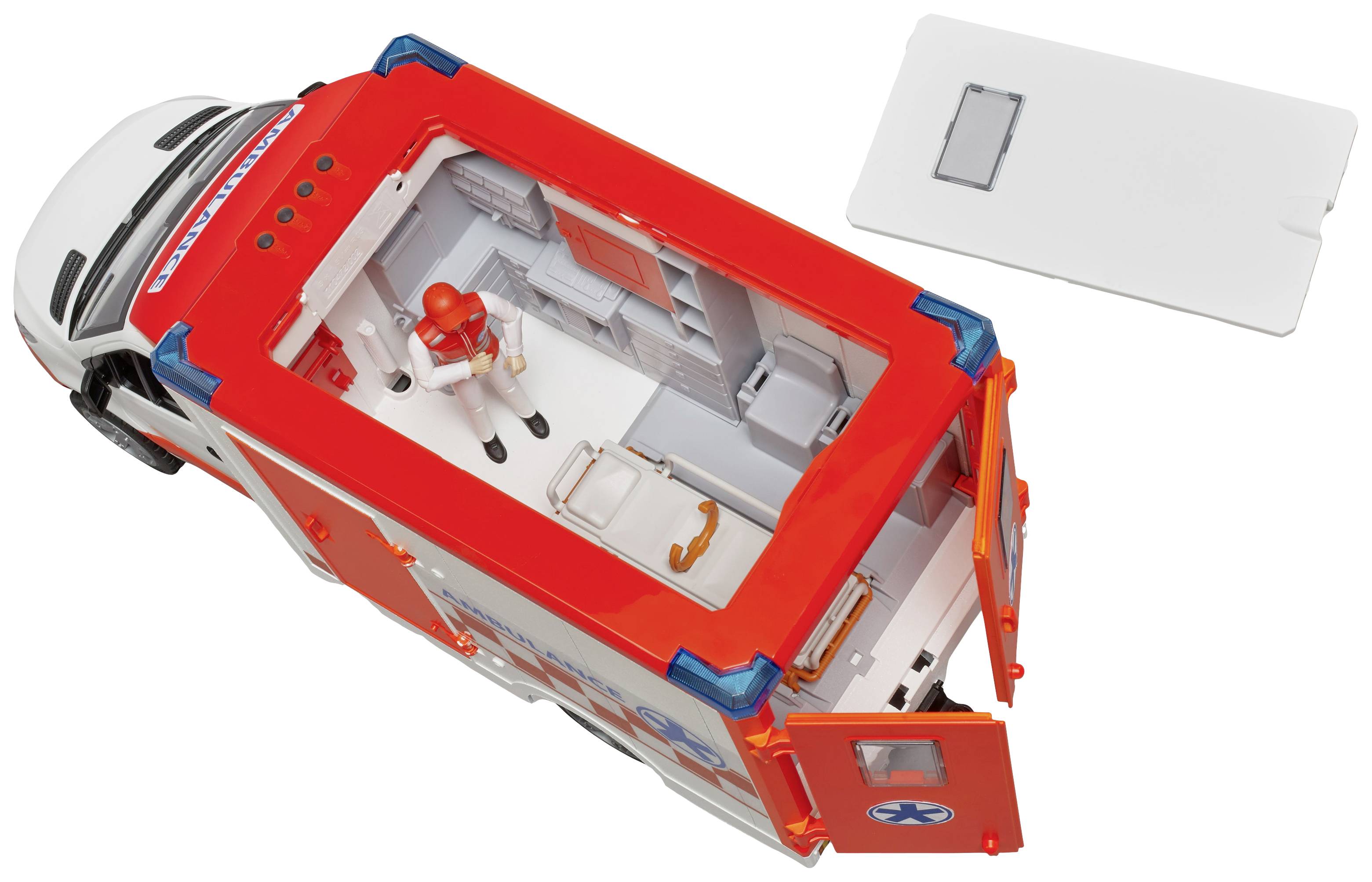 Bruder Einsatzfahrzeug Modell Mercedes Benz Sprinter Ambulanz Fertigmodell PKW Modell