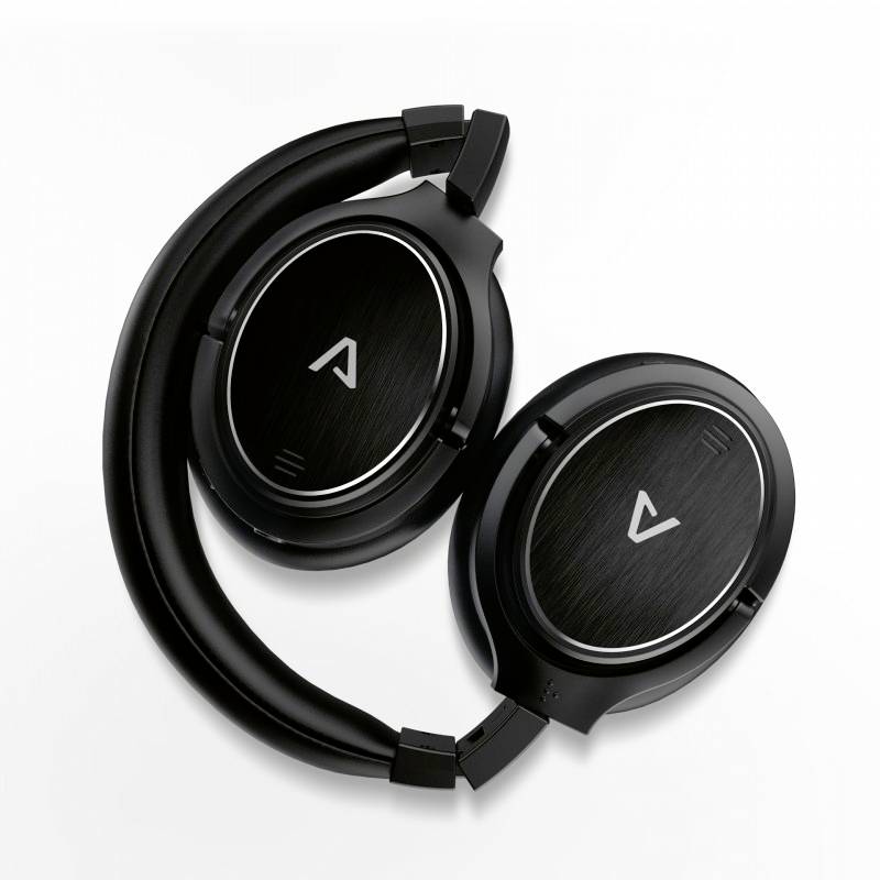 Lamax NoiseComfort ANC On Ear Kopfhörer Bluetooth® Schwarz Noise Cancelling Faltbar