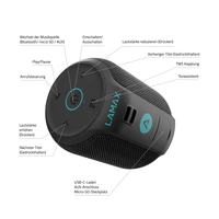 Lamax Sounder2 Mini Bluetooth® Lautsprecher Lamax Sounder2 Mini Bluetooth® Lautsprecher