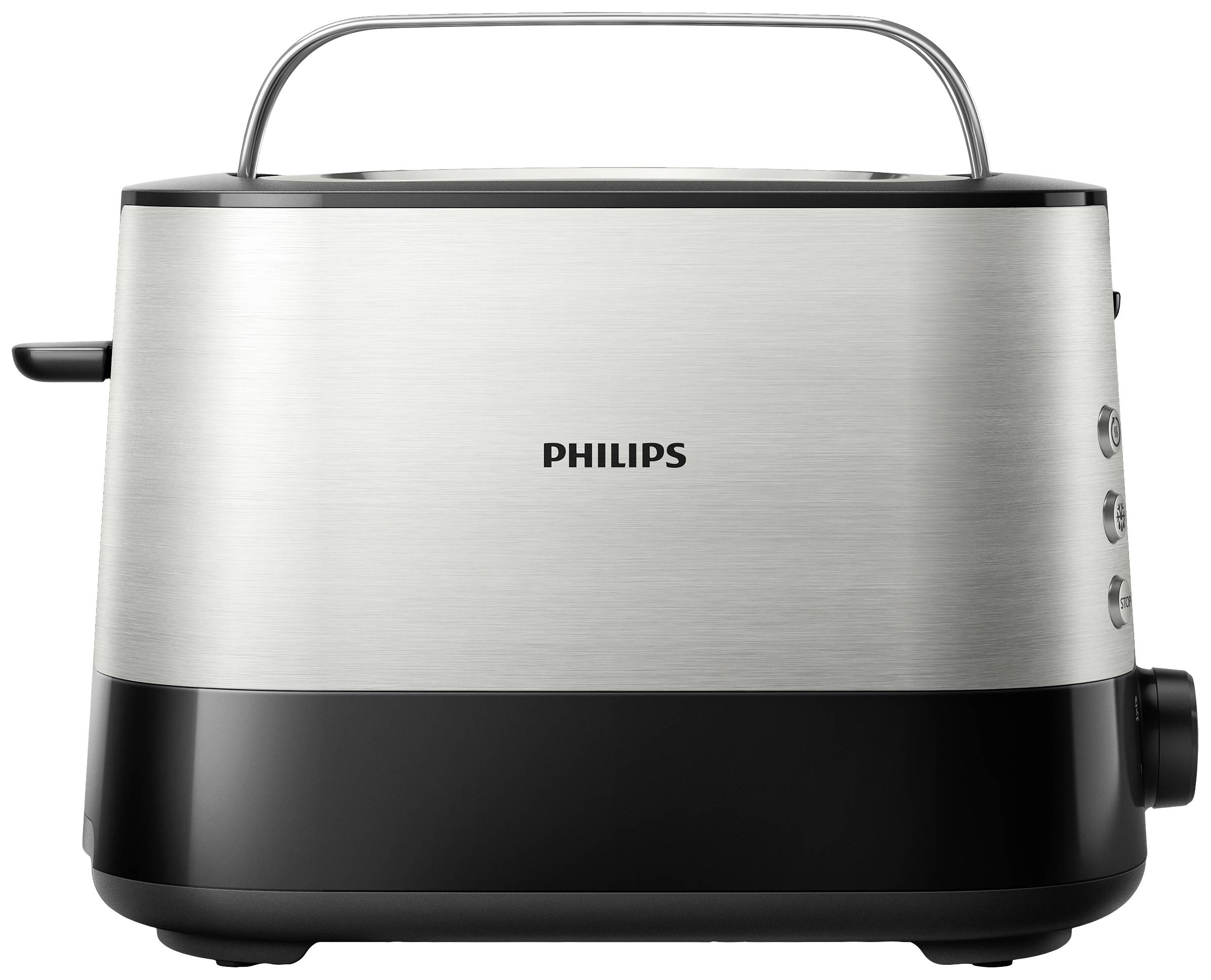 Philips Home Viva Collection Toaster Edelstahl, Schwarz