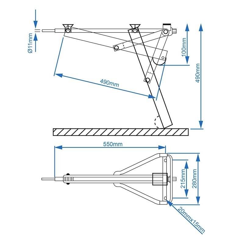 ProPlus Anhänger-Abstellstütze 1 St.