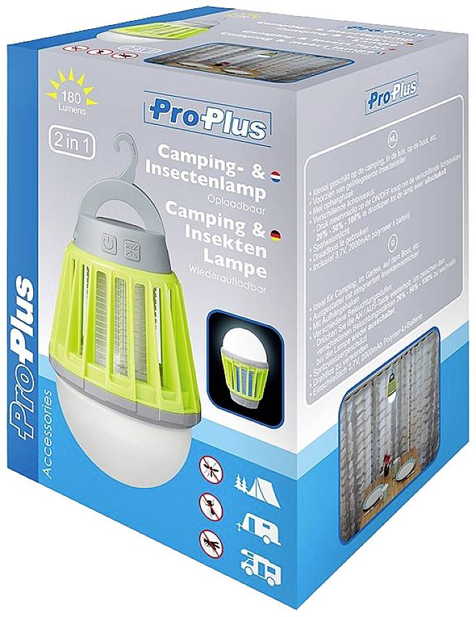 ProPlus 770504 LED Camping-Leuchte akkubetrieben