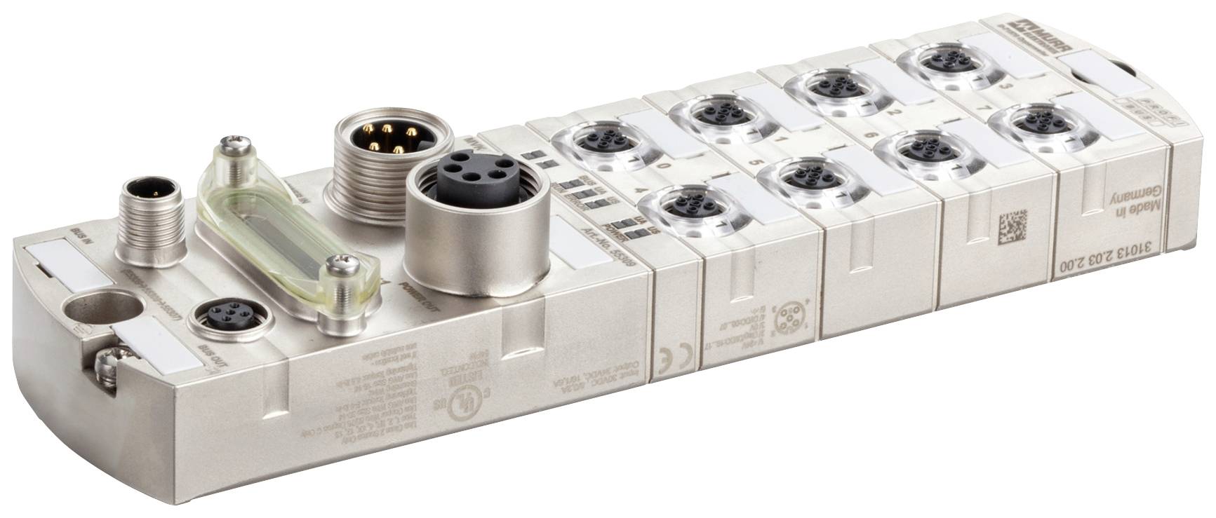 Murrelektronik 55306 Sensor/Aktorbox passiv M12-Verteiler mit Metallgewinde 1St.