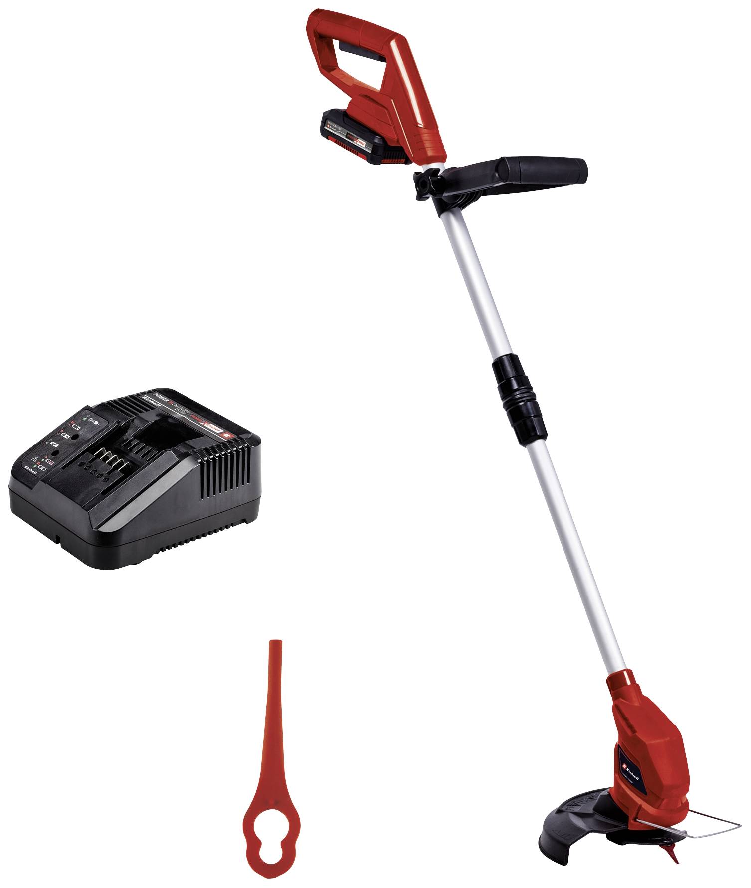 Einhell Power X-Change GC-CT 18/24 Li (1x2,0Ah) Akku Rasentrimmer inkl. Akku, inkl. Ladegerät, Einstellbarer Holm 18V 2.0Ah