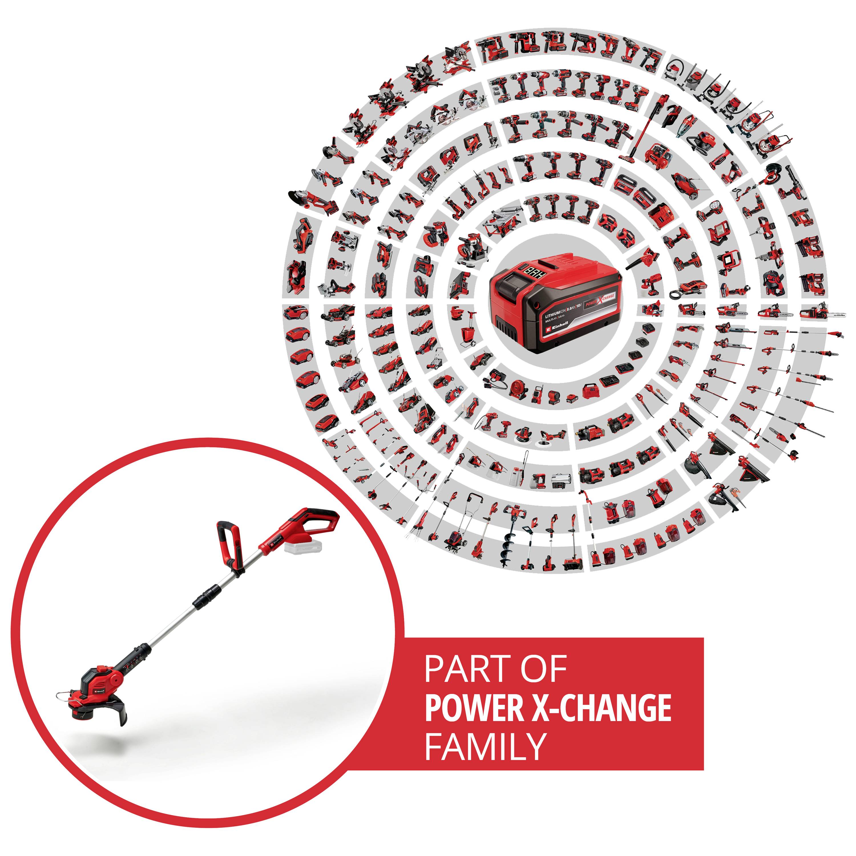 Einhell Power X-Change GE-CT 18/28 Li-Solo Akku Rasentrimmer ohne Akku 18 V Schnittbreite (max.): 28 cm