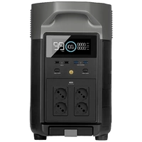 ECOFLOW Delta Pro Powerstation LiFe Schwarz mit Laderegler ECOFLOW Delta Pro Powerstation LiFe Schwarz mit Laderegler