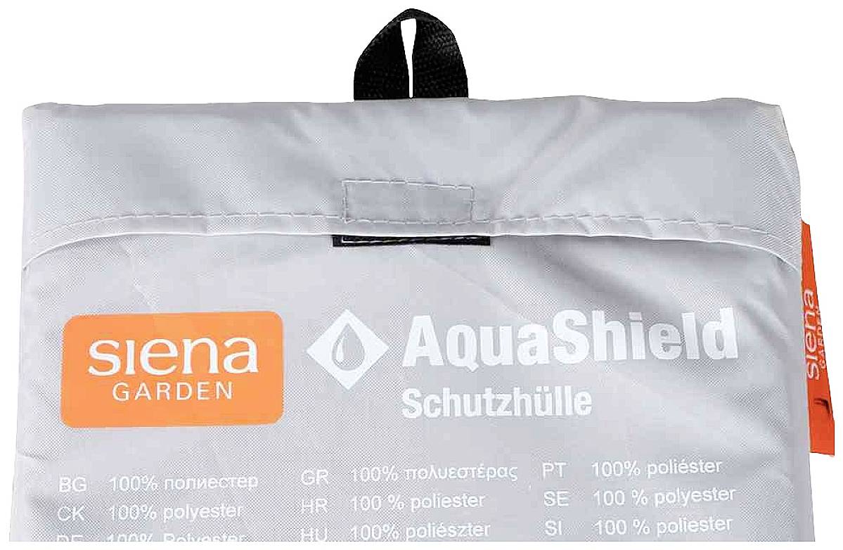 Siena Garden D41164 AquaShield Stapelstuhlhülle 67x67xH80/110cm hellgrau, 100% Polyester