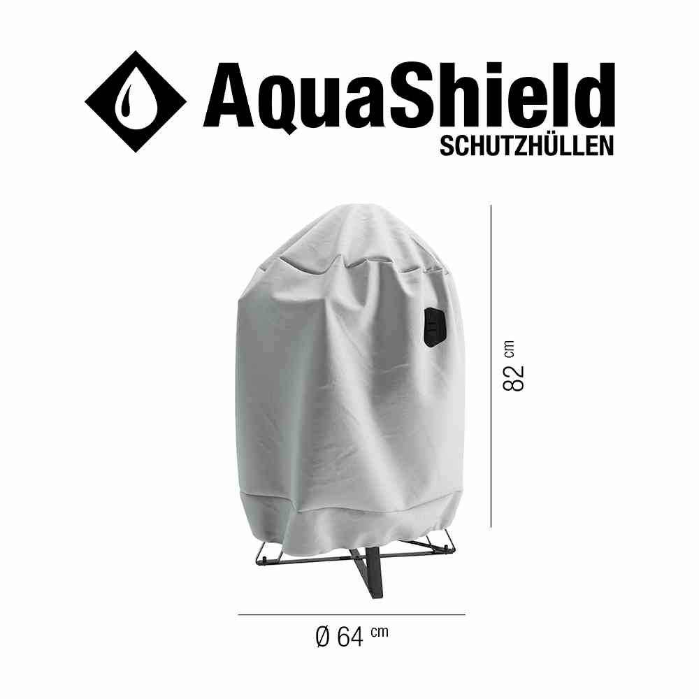 Siena Garden D41190 AquaShield Rundgrillhülle Ø64xH82cm für Rundgrills mit einer Grillfläche von Ø 57cm