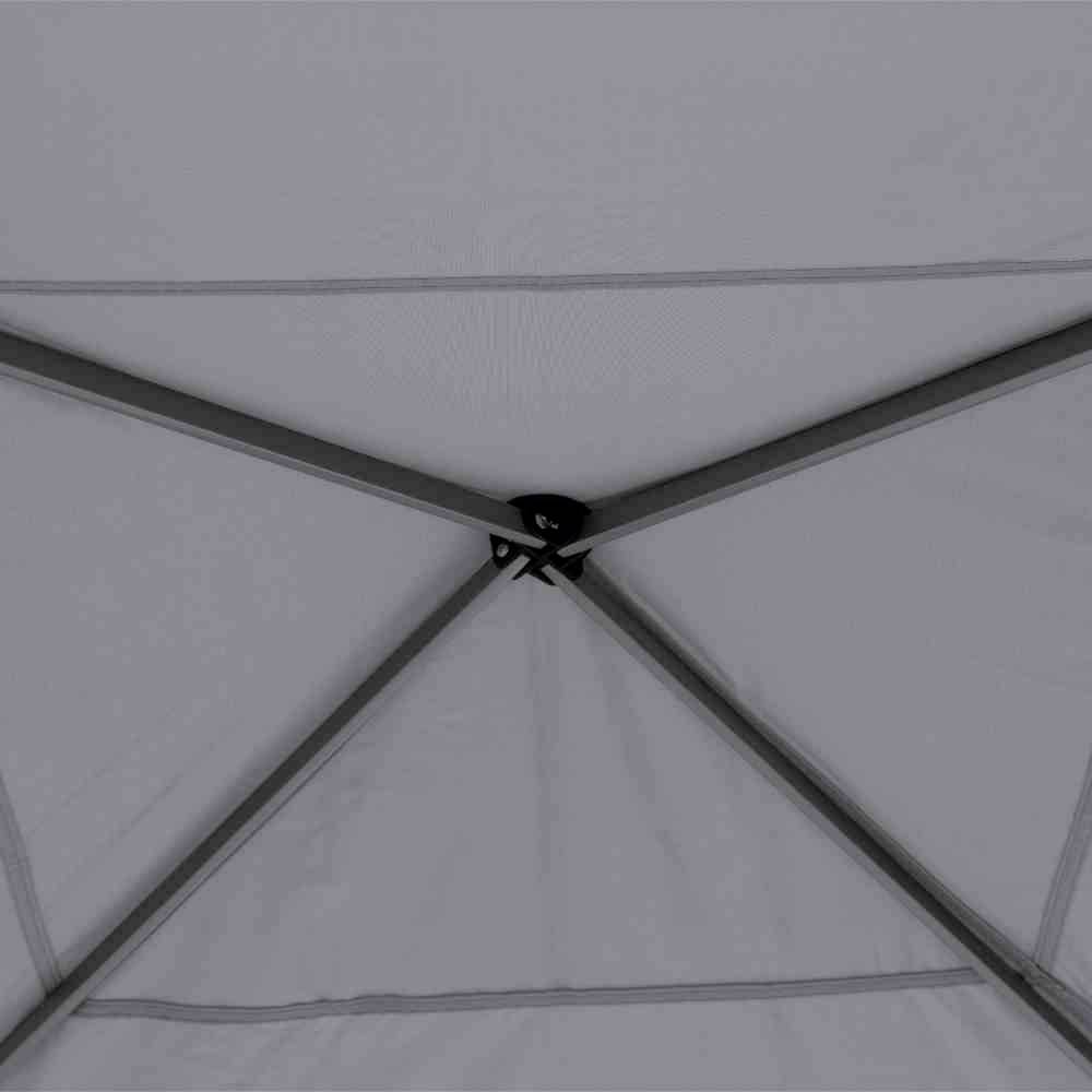 Siena Garden L30545 Pavillon Starter quadratisch 300cm Farbe: grau