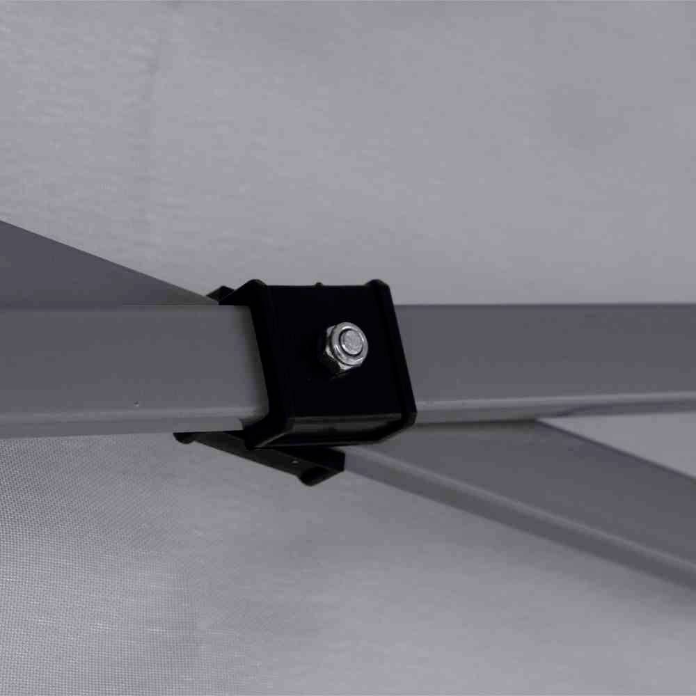 Siena Garden L30545 Pavillon Starter quadratisch 300cm Farbe: grau