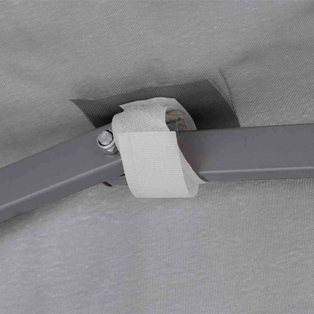 Siena Garden L30545 Pavillon Starter quadratisch 300cm Farbe: grau