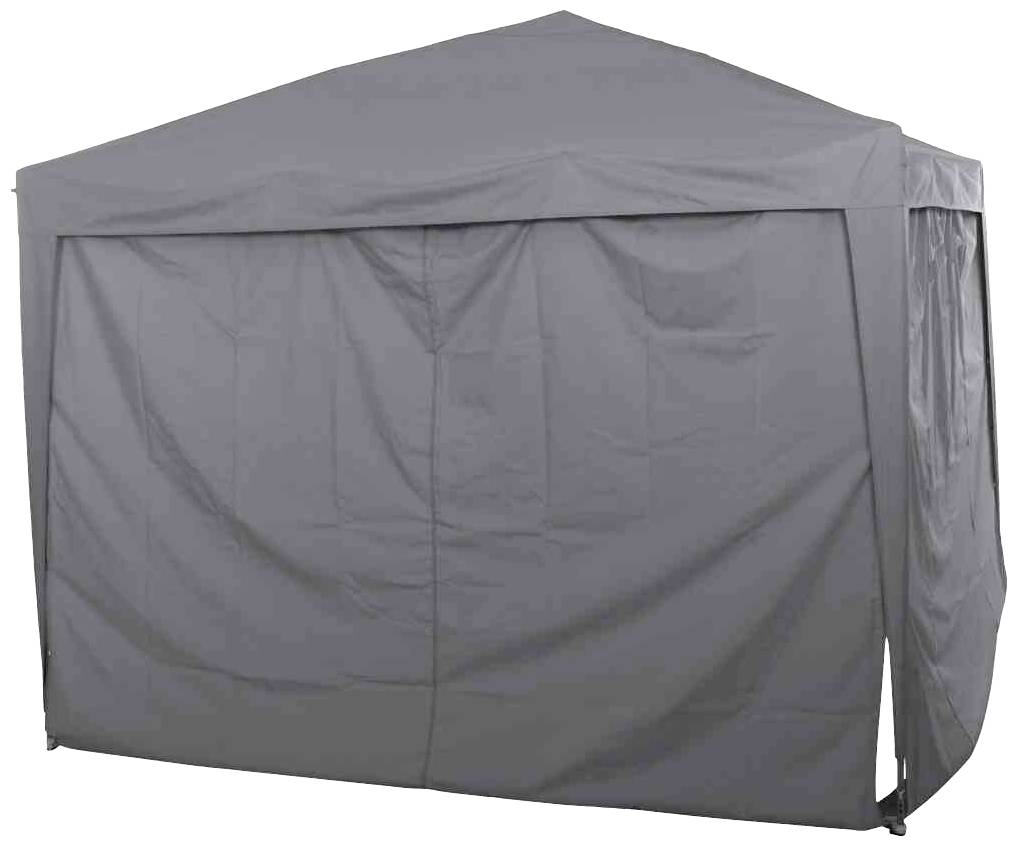 Siena Garden L30545 Pavillon Starter quadratisch 300cm Farbe: grau