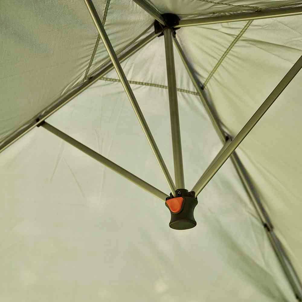 Siena Garden L45491 EasyUp Faltpavillon 300x300 cm Gestell aus Stahl silber, Bezug aus Polyester Oxfordgewebe, 150D in anthrazit