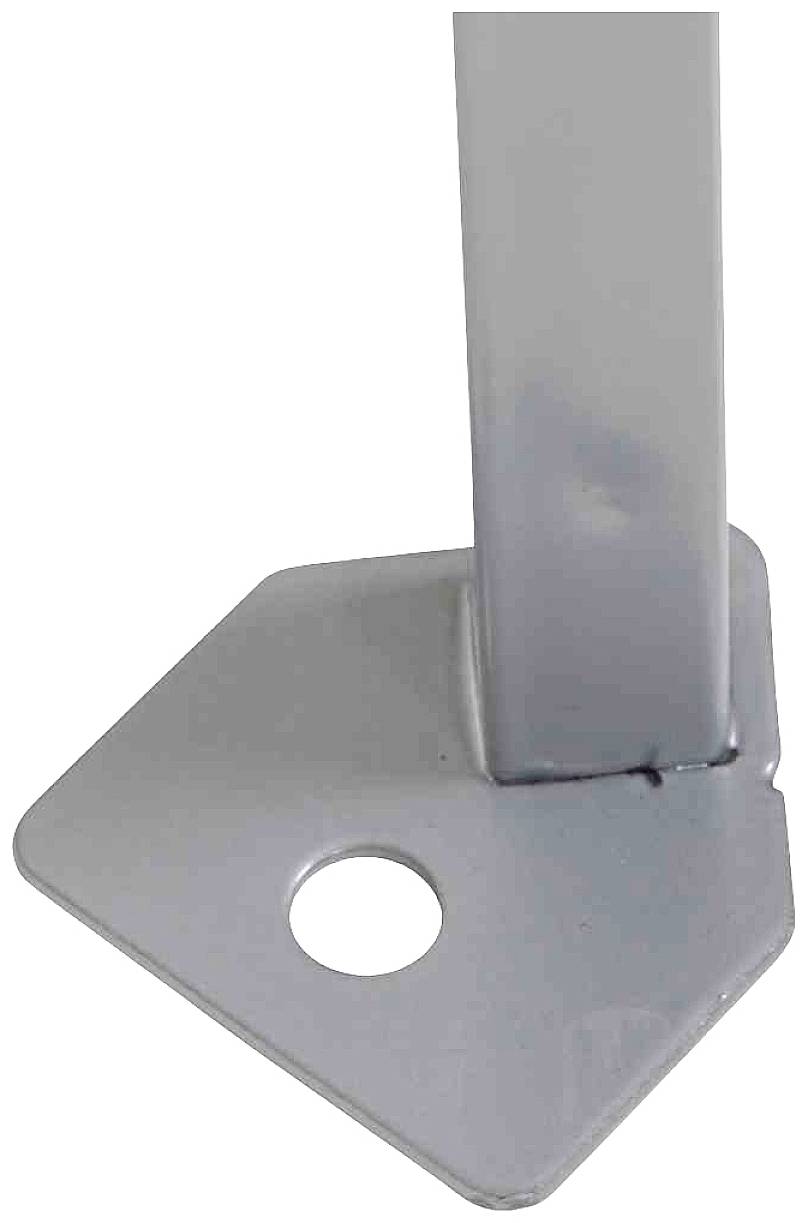 Siena Garden L45491 EasyUp Faltpavillon 300x300 cm Gestell aus Stahl silber, Bezug aus Polyester Oxfordgewebe, 150D in anthrazit