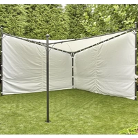 Siena Garden 120399 Berlino Pavillon 400x400cm Gestell aus Stahl, anthrazit, Bezug aus Polyester, 250g/m² in weiß Siena Garden 120399 Berlino Pavillon 400x400cm Gestell aus Stahl, anthrazit, Bezug aus Polyester, 250g/m² in weiß