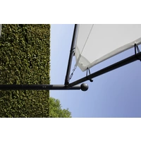 Siena Garden 120399 Berlino Pavillon 400x400cm Gestell aus Stahl, anthrazit, Bezug aus Polyester, 250g/m² in weiß Siena Garden 120399 Berlino Pavillon 400x400cm Gestell aus Stahl, anthrazit, Bezug aus Polyester, 250g/m² in weiß