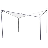 Siena Garden 120399 Berlino Pavillon 400x400cm Gestell aus Stahl, anthrazit, Bezug aus Polyester, 250g/m² in weiß Siena Garden 120399 Berlino Pavillon 400x400cm Gestell aus Stahl, anthrazit, Bezug aus Polyester, 250g/m² in weiß