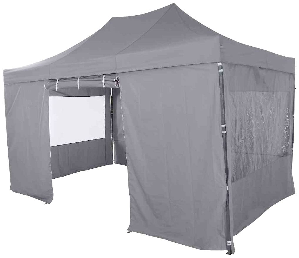Siena Garden L30550 Pavillon Allrounder rechteckig 300x450cm Farbe: grau
