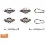 Siena Garden B304-2 Solino Zubehör Set für quadratische Sonnensegel Siena Garden B304-2 Solino Zubehör Set für quadratische Sonnensegel