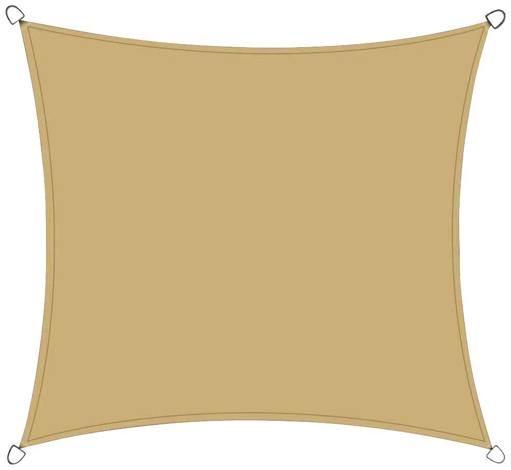 Siena Garden B501-04-36 Sonnensegel Solino Quadratisch 3x3 m, sand