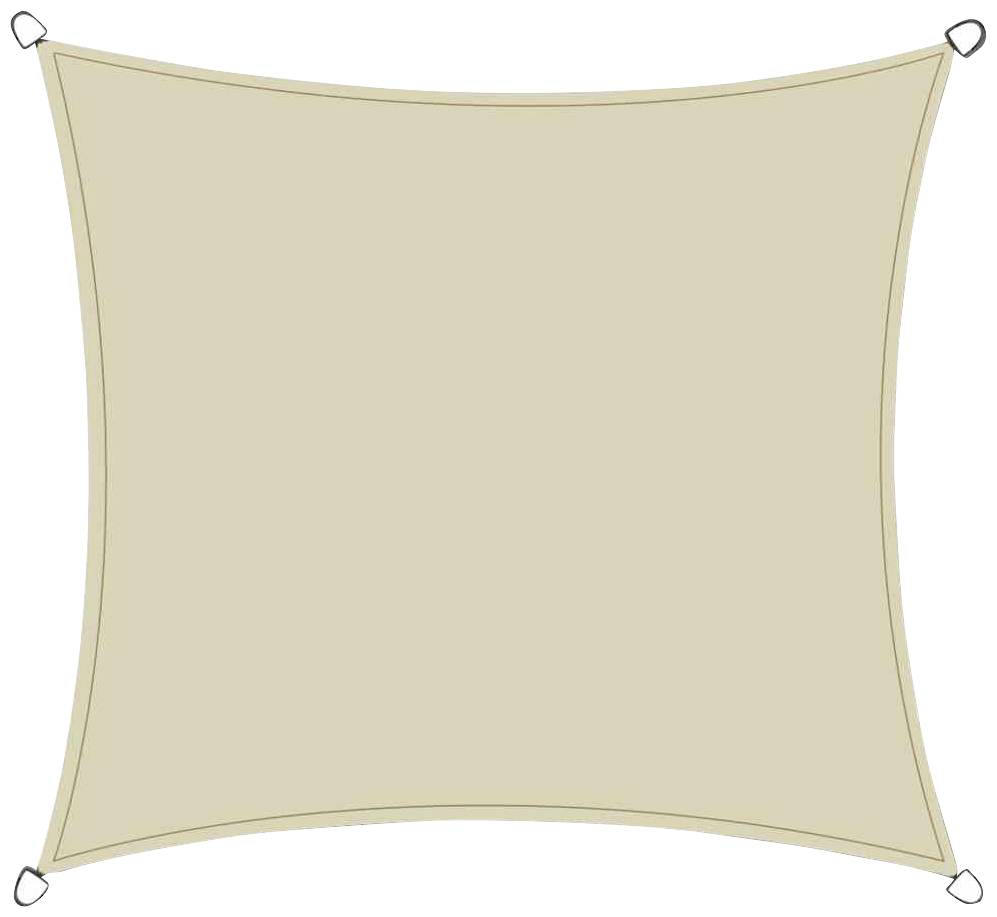 Siena Garden B508-04-36 Sonnensegel Solino Quadratisch 3x3 m, ecru