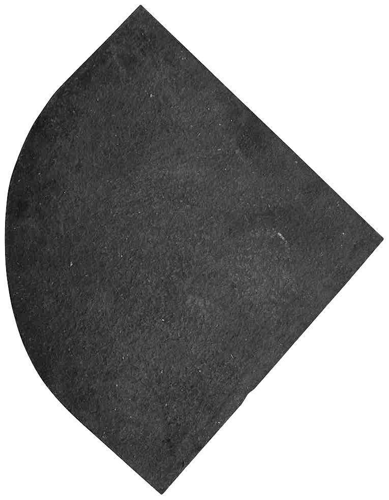 Siena Garden 6206 Celona Platte 22,5 kg Granit schwarz