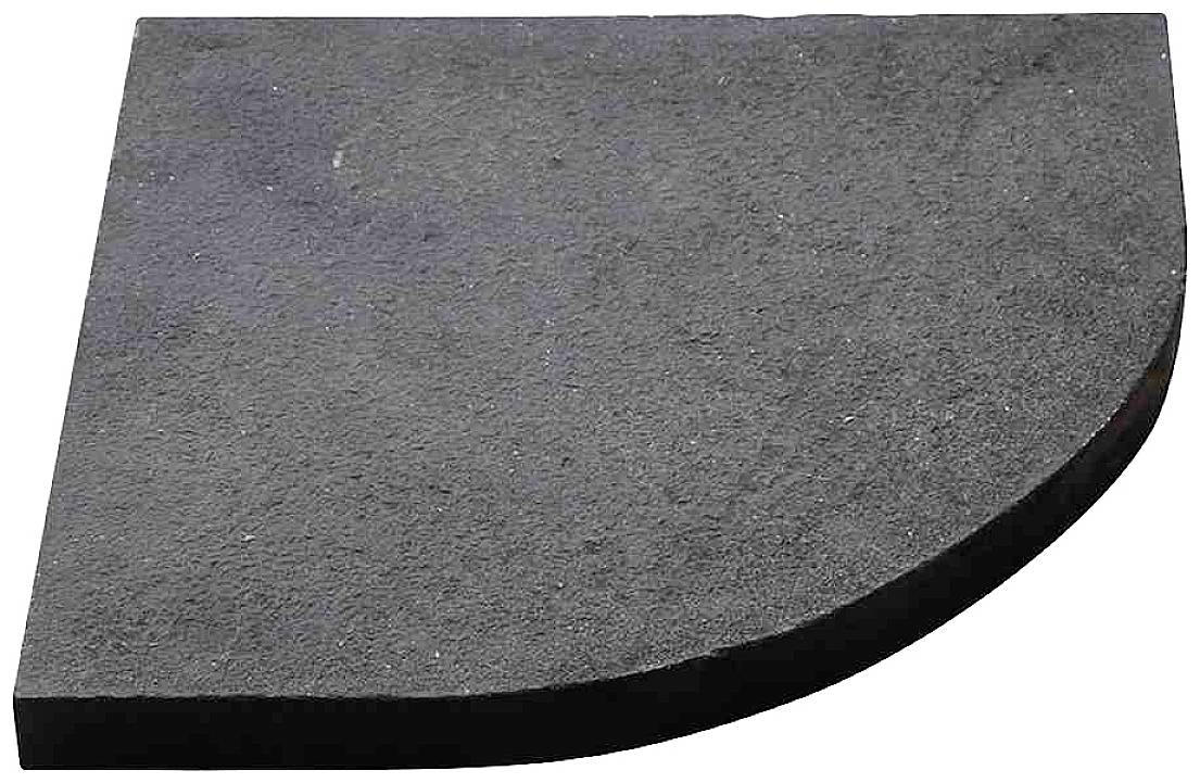 Siena Garden 6206 Celona Platte 22,5 kg Granit schwarz