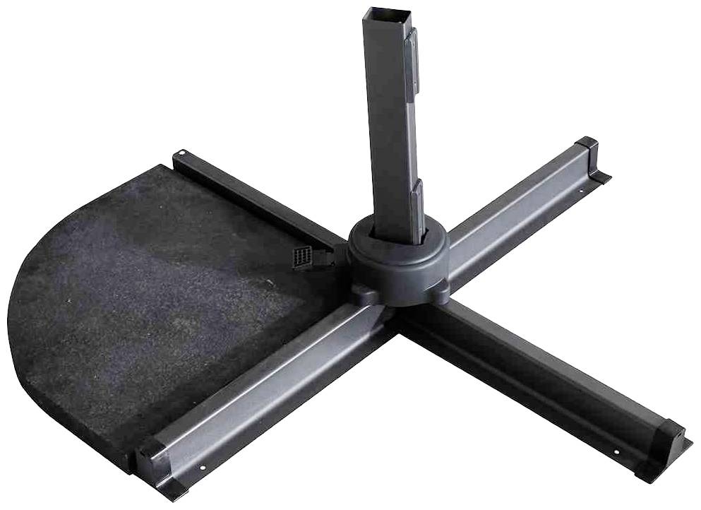 Siena Garden 6206 Celona Platte 22,5 kg Granit schwarz