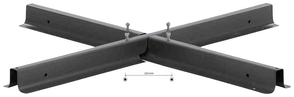 Siena Garden 7805 Stahlkreuz für Schirme schwarz