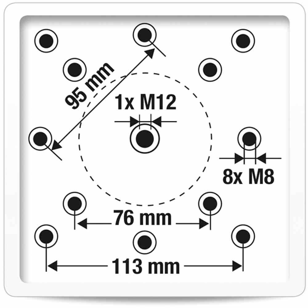 Siena Garden L87426 Bodenständer Earthbase für Ampelschirme Montage ohne Beton