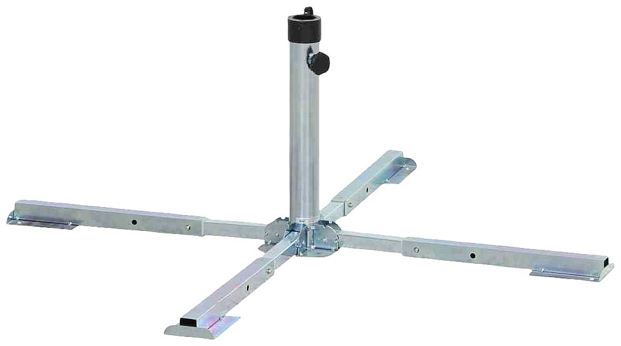 Siena Garden J01225 Schirmständer klappbar, verzinkt für Beton- oder Granitplatten