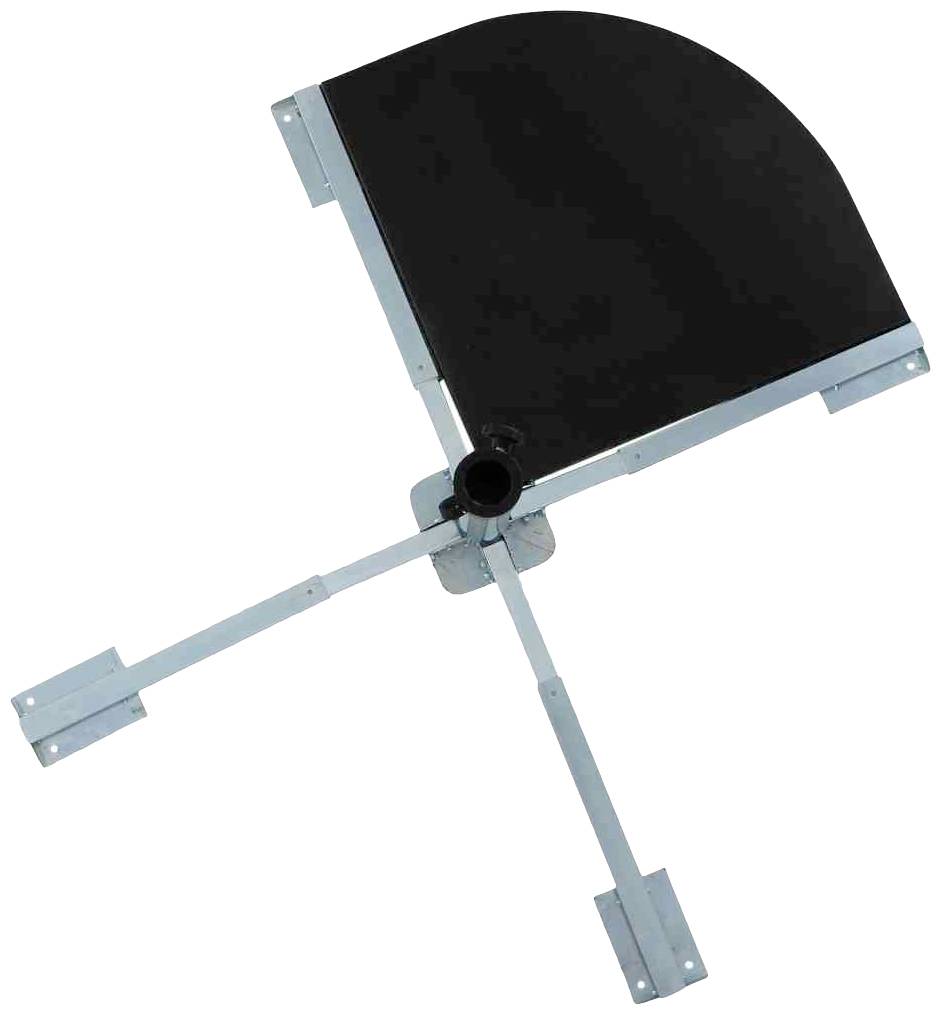 Siena Garden J01225 Schirmständer klappbar, verzinkt für Beton- oder Granitplatten