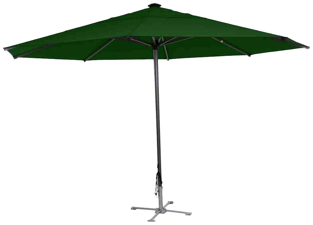 Siena Garden 0873599 Gastro Schirmständer Stahlkreuz Gestell Stahl silber, klappbar, für Schirmstöcke in Ø 55mm