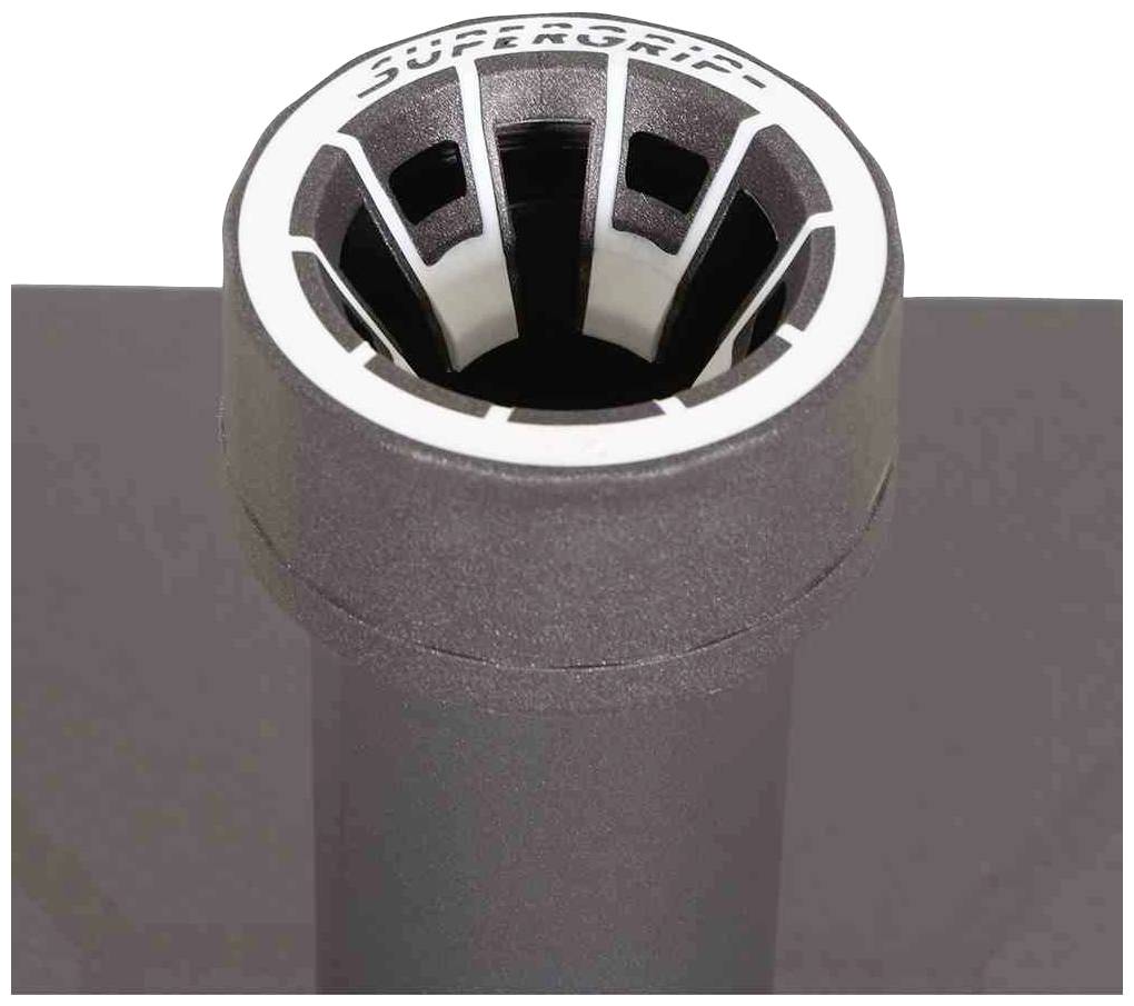 Siena Garden J73640 Betonständer 40kg eckig, anthrazit Kunststoffrohr 19-54 mm, mit Rolle und Handmulde