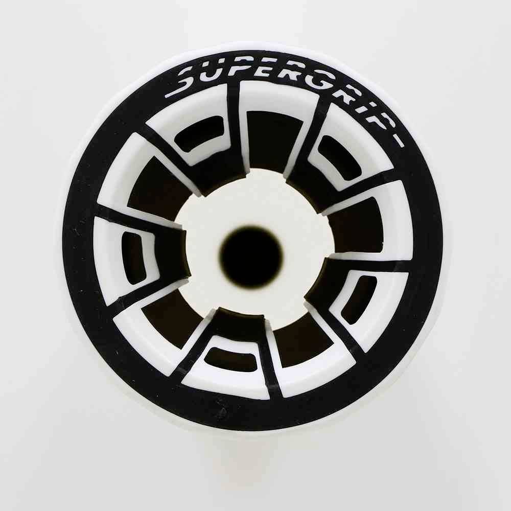 Siena Garden J40990 Betonständer 30kg rund, weiß Kunststoffrohr 19-54 mm, mit Handmulden