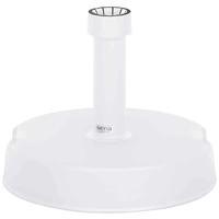 Siena Garden J40990 Betonständer 30kg rund, weiß Kunststoffrohr 19-54 mm, mit Handmulden Siena Garden J40990 Betonständer 30kg rund, weiß Kunststoffrohr 19-54 mm, mit Handmulden