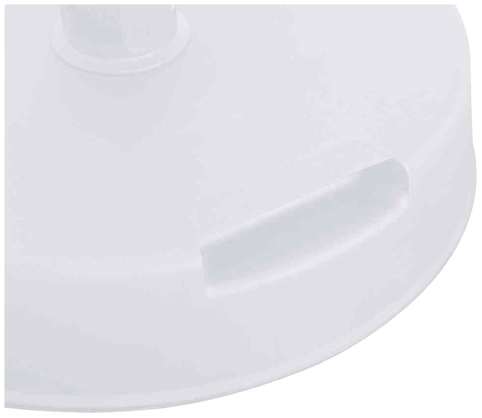 Siena Garden J40990 Betonständer 30kg rund, weiß Kunststoffrohr 19-54 mm, mit Handmulden