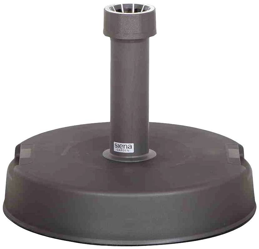 Siena Garden J40989 Betonständer 30kg rund, anthrazit Kunststoffrohr 19-54 mm, mit Handmulden
