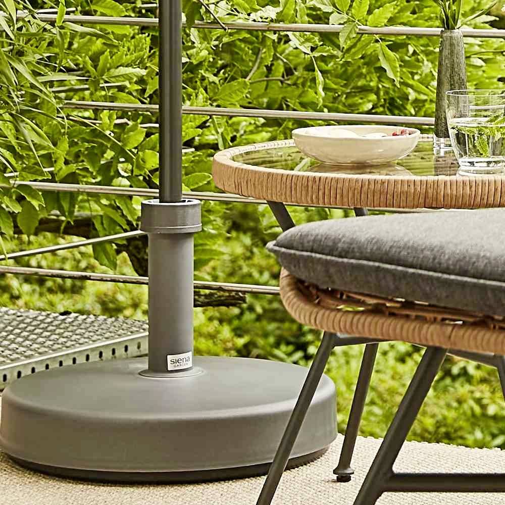 Siena Garden J40995 Schirmständer Fill Foot 25kg anthrazit