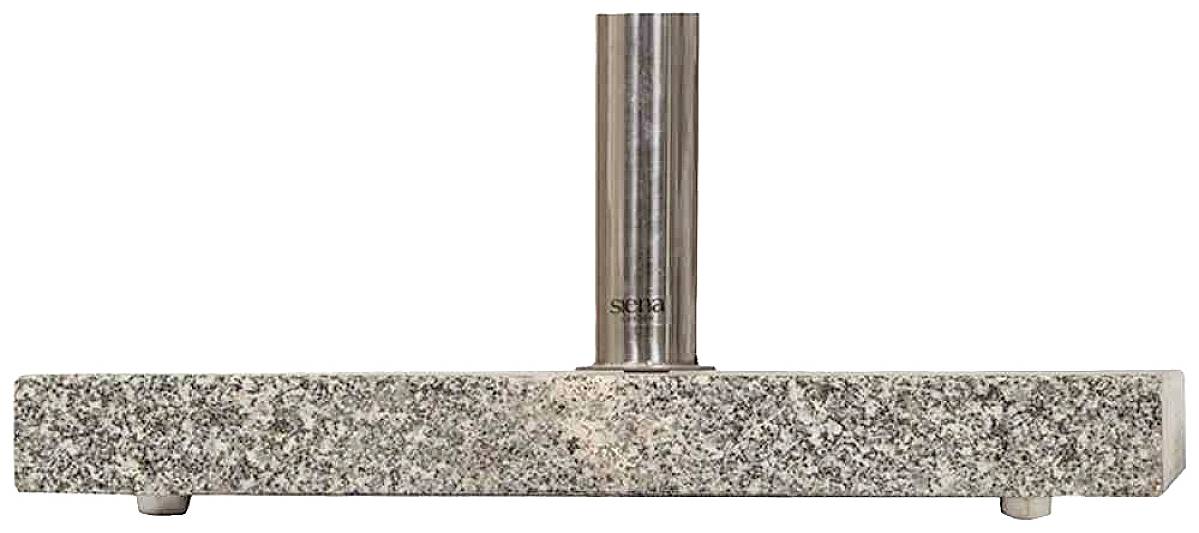 Siena Garden 507052 Granitständer Eckig 45kg, (LxBxH) 54x54x5.5cm