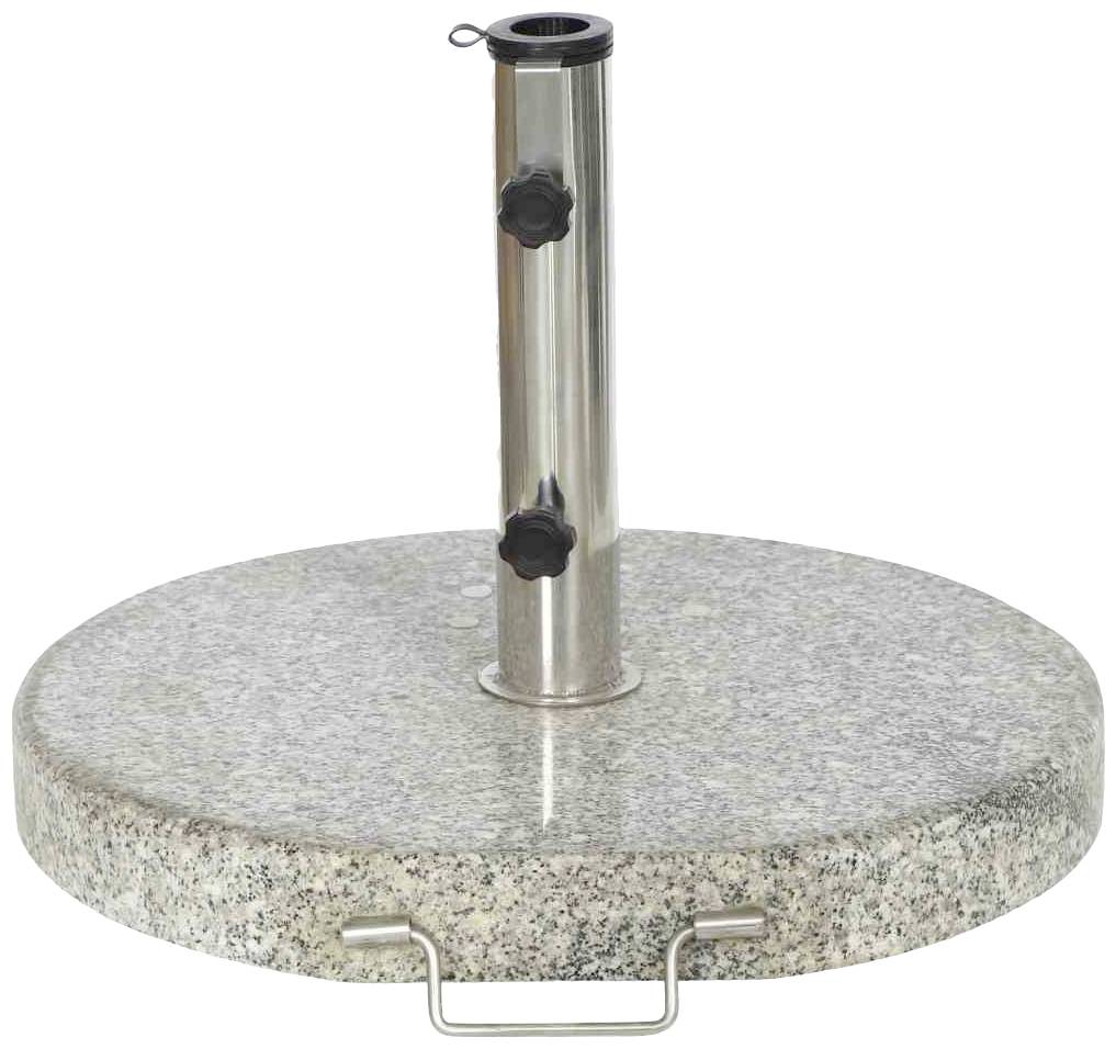 Siena Garden 506044 Granitständer Rund 30kg, (ØxH) 50x5.5cm