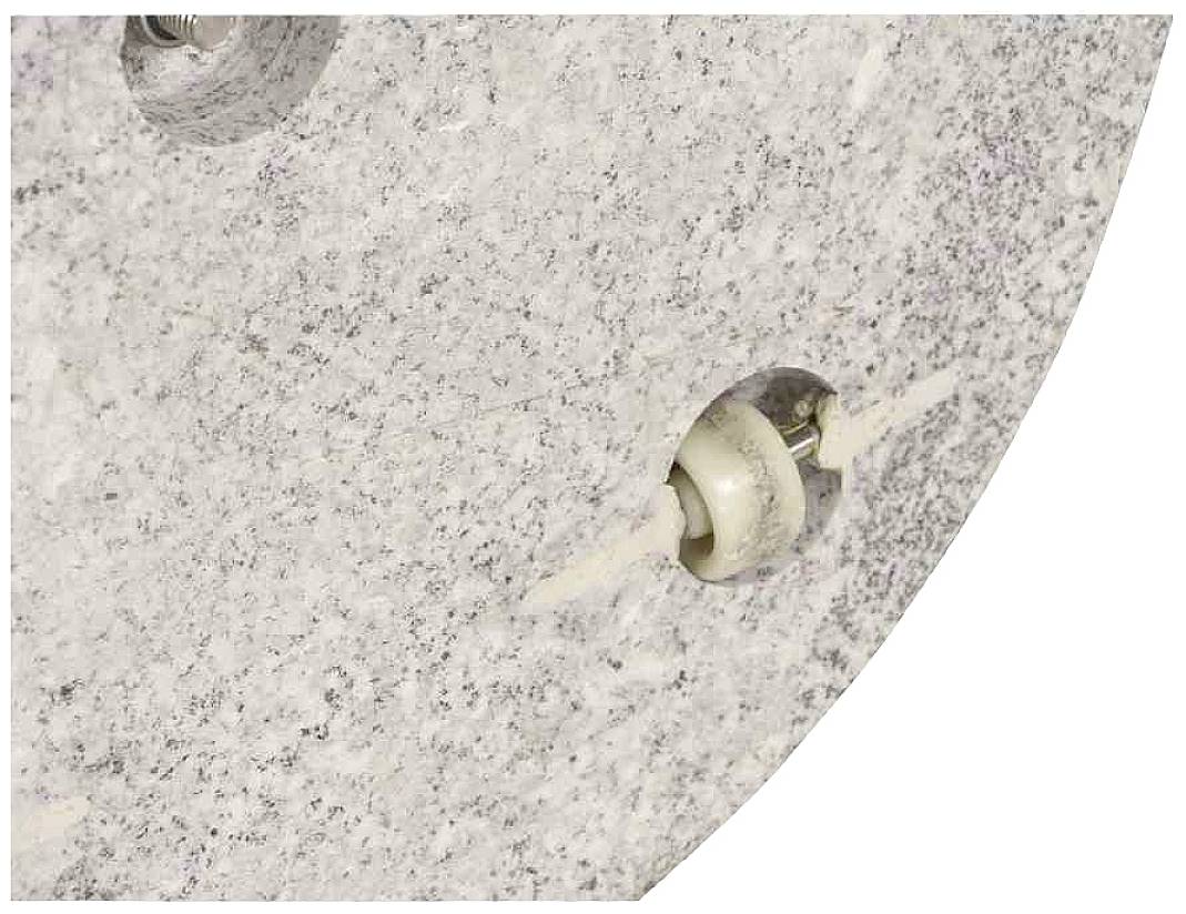 Siena Garden 506044 Granitständer Rund 30kg, (ØxH) 50x5.5cm