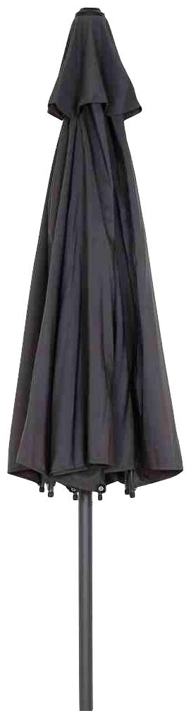 Siena Garden L30537 Mittelstockschirm Isa anthrazit Ø300cm, 8 Streben