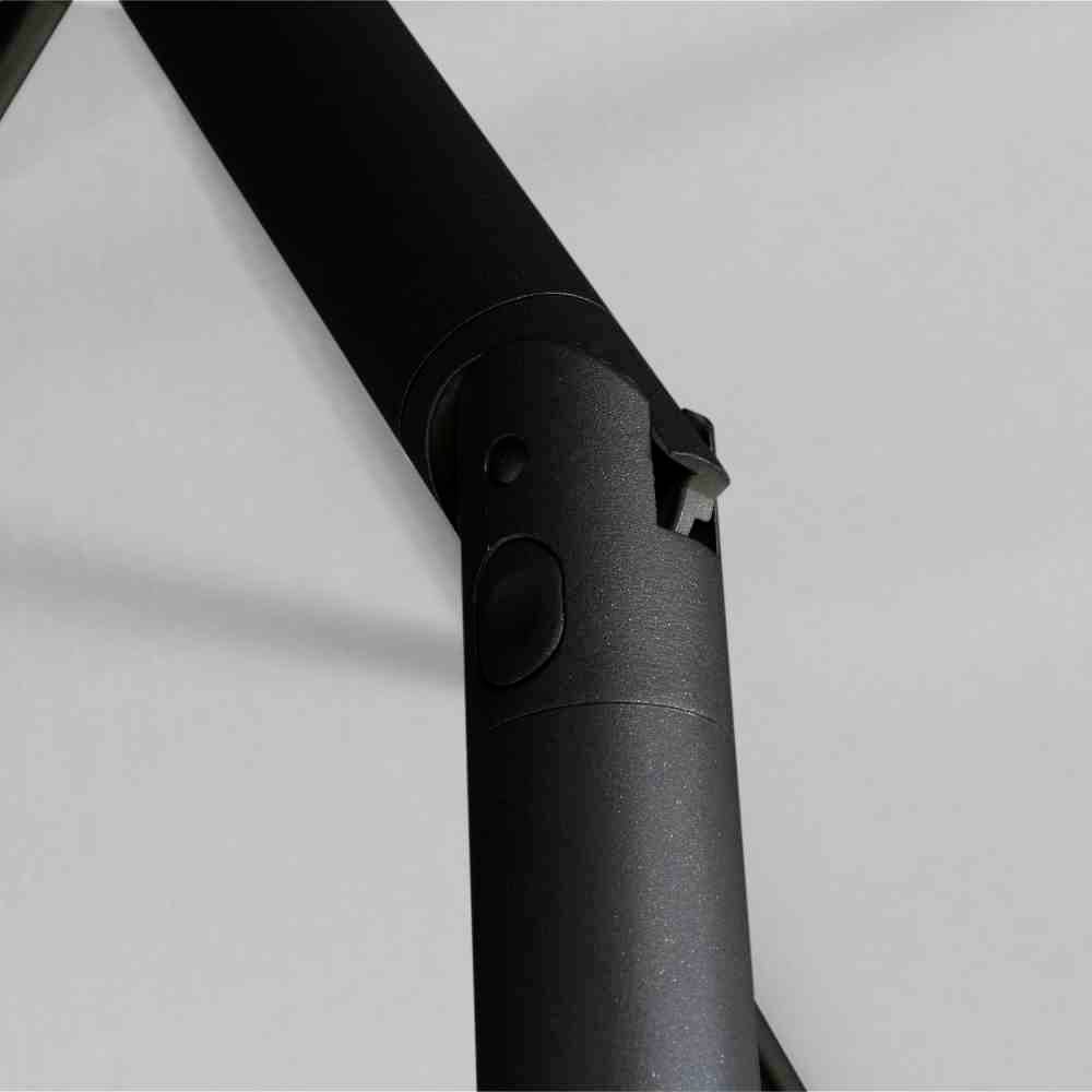 Siena Garden M32093 Mittelstockschirm Isa stone Ø300cm, 8 Streben