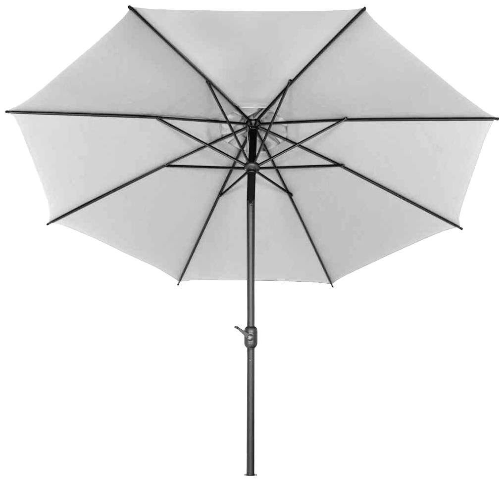 Siena Garden M32093 Mittelstockschirm Isa stone Ø300cm, 8 Streben